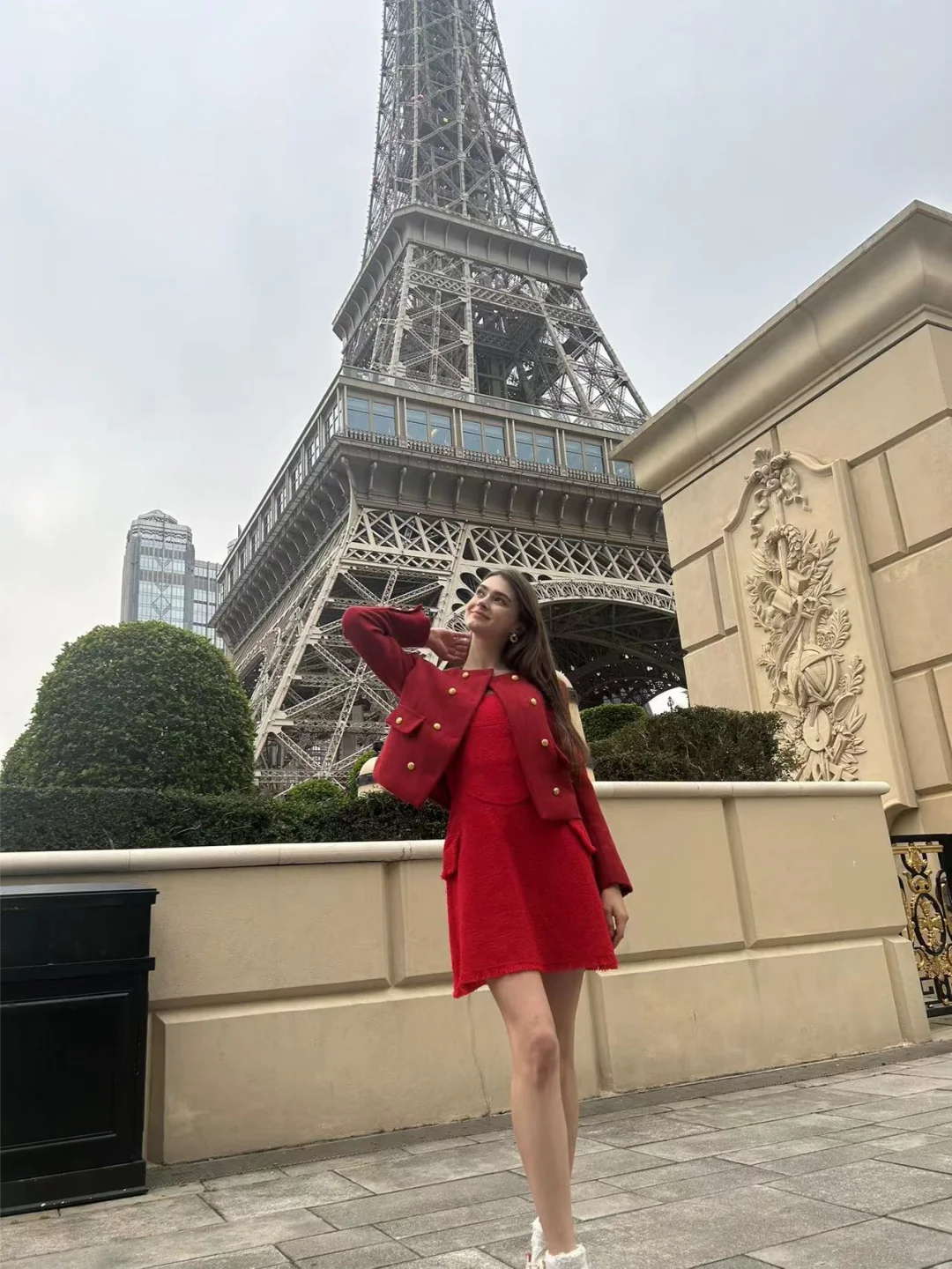 时尚复古感女外模