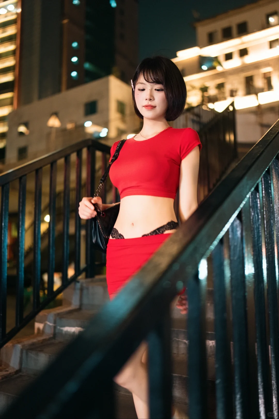 街头红色小辣椒辣妹🔥