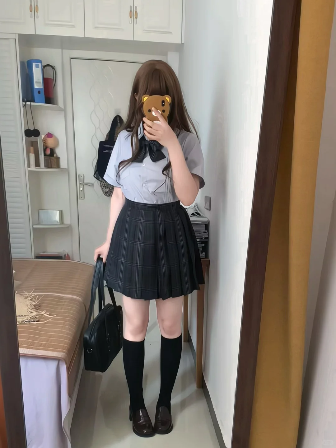 158/120 微胖肉肉感jk穿搭～