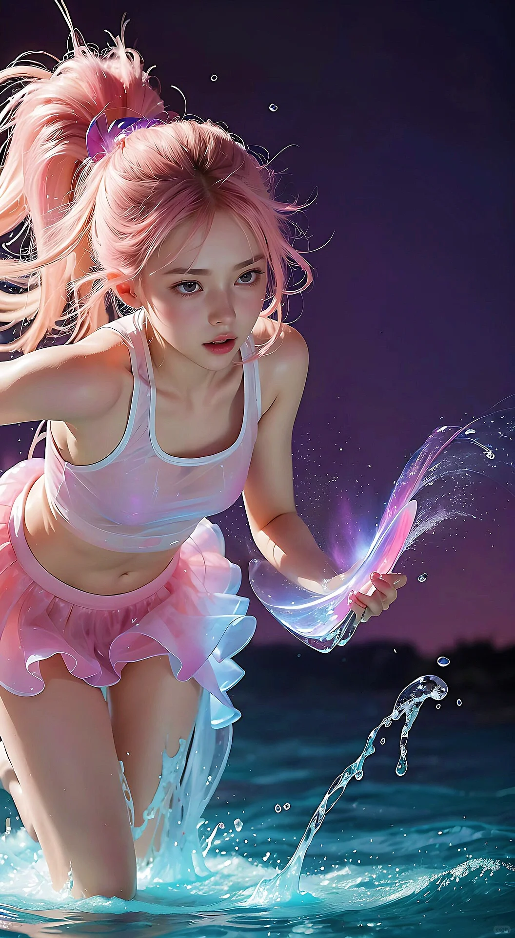 【今日分享】🌈彩虹系氧气美少女（中景篇）