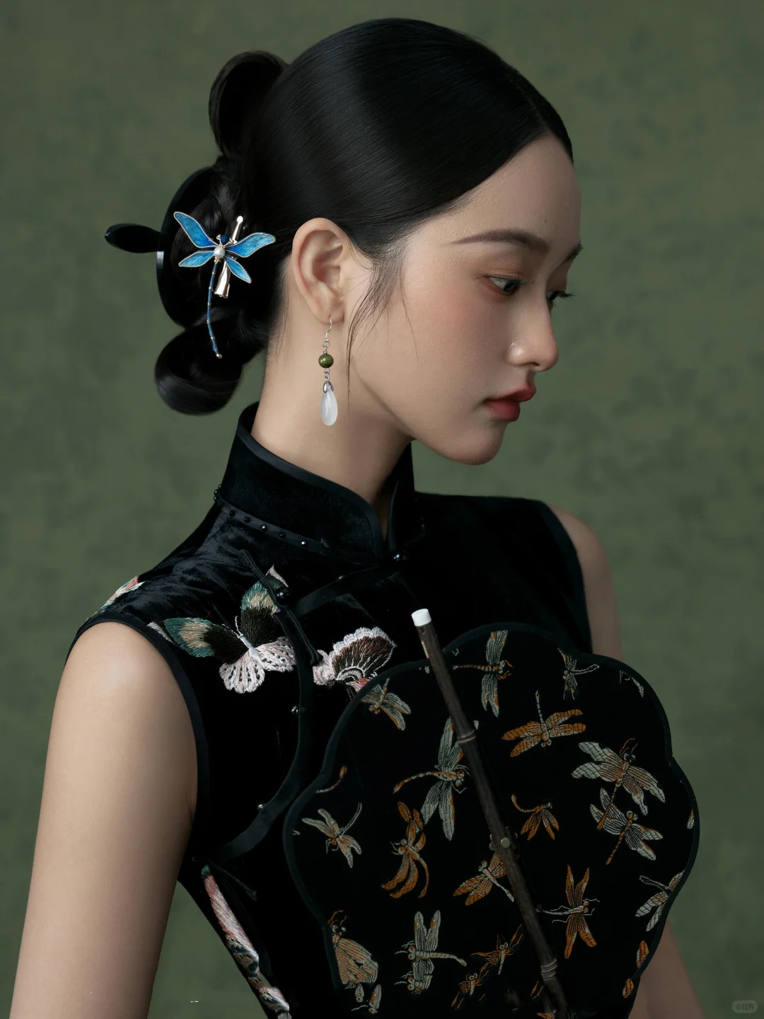 🦋中式旗袍写真｜把工笔画意境穿在身上！