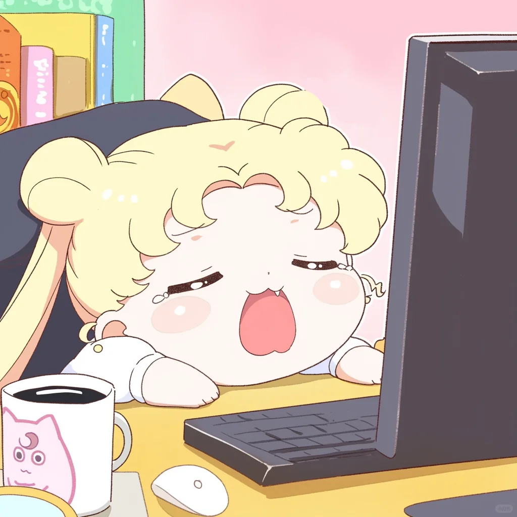 得了一看到工作就犯困的病💤 美少女战士