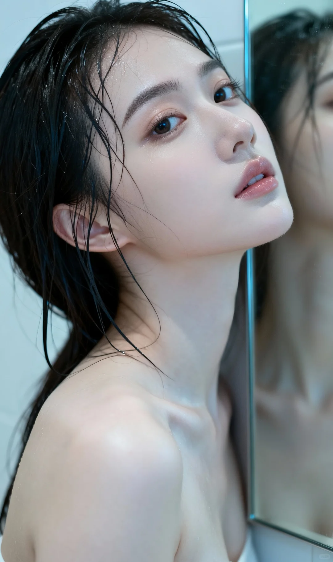 在水汽与光影间，解锁氛围感美人的极致表达