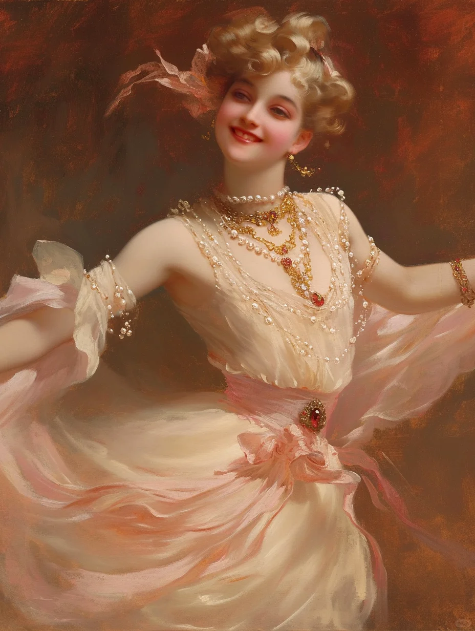 曼妙轻盈：翩翩起舞的贵族名媛 💫