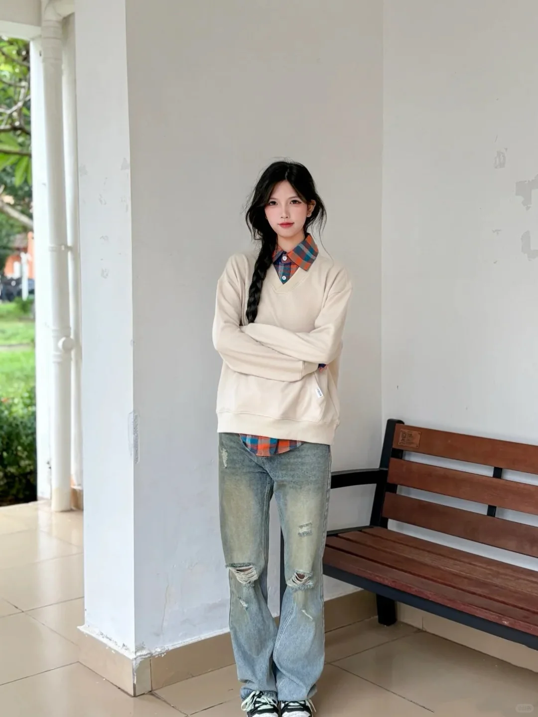 172女大一周上课穿什么～