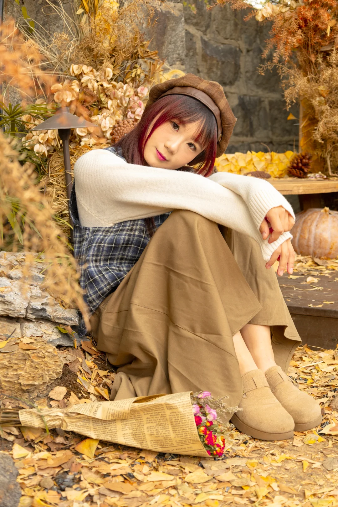 一杯咖啡☕️打翻了秋天调色盘