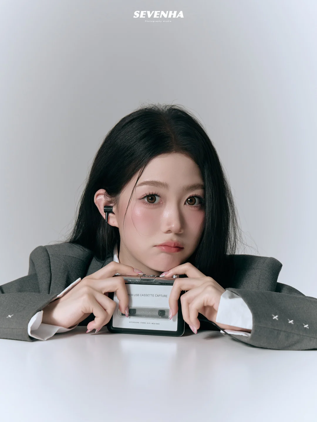 🩶永远都会爱的学院风！学姐韩系肖像🎧