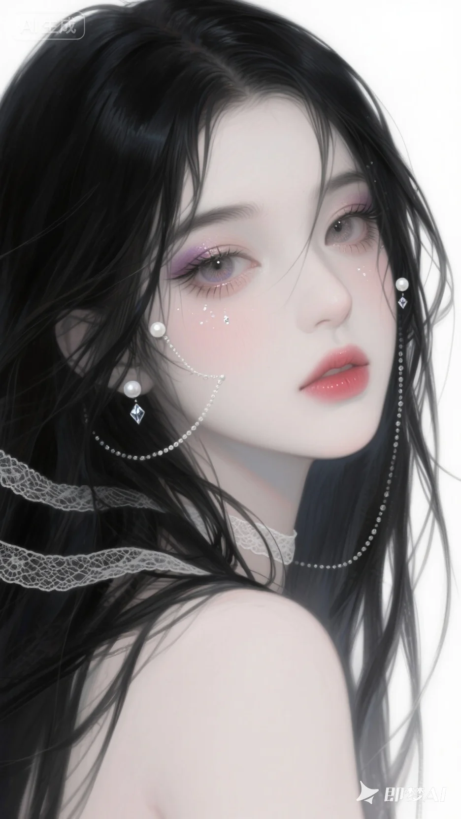 🖤｜AIGC清冷的女生