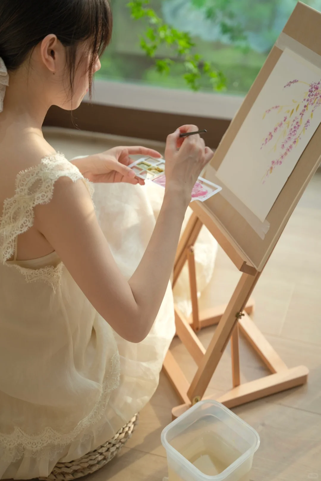 女孩子也太美好了叭 治愈的画面🦢