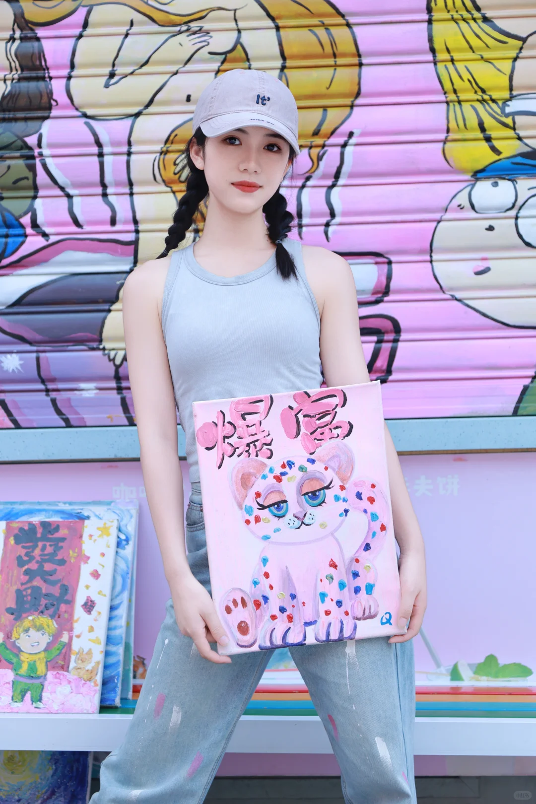 酷酷少女，拍照出发！