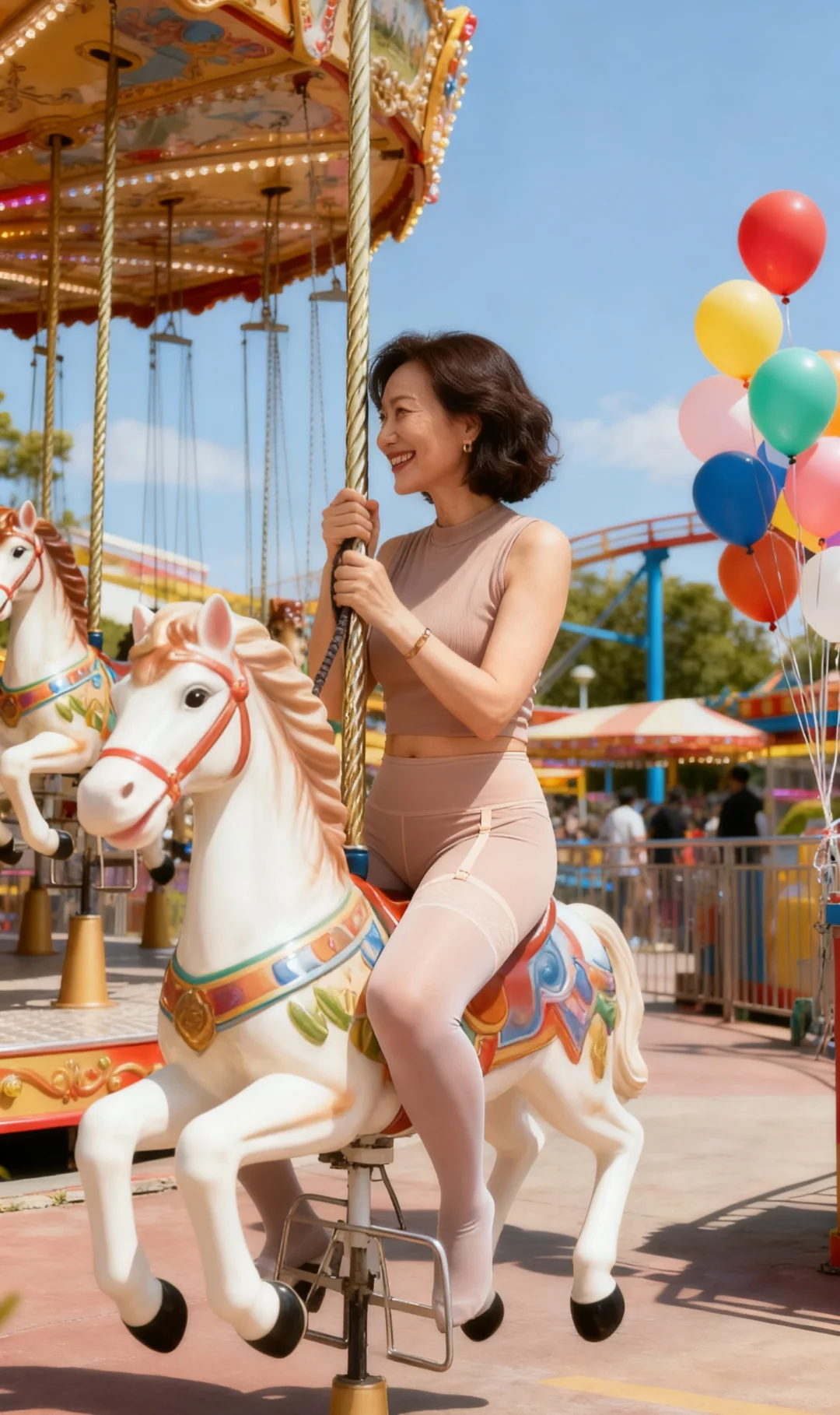 小时候没玩过，老了好好感受一下！