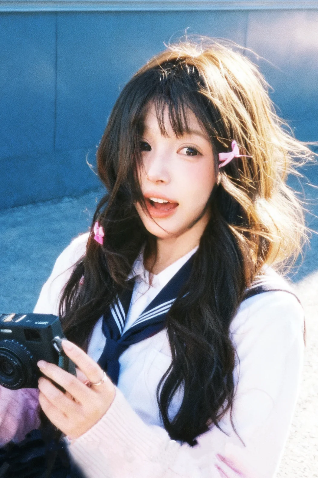 🌸香港街头日系JK少女胶片感｜让我重返18岁！