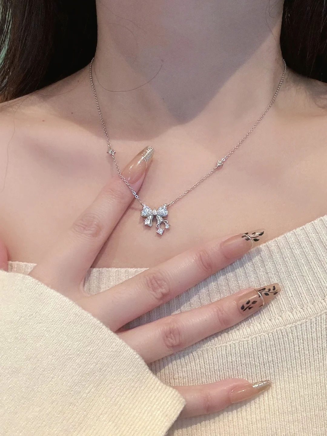 女大学生双11分享｜蝴蝶结🎀项链又纯又嗲！✨