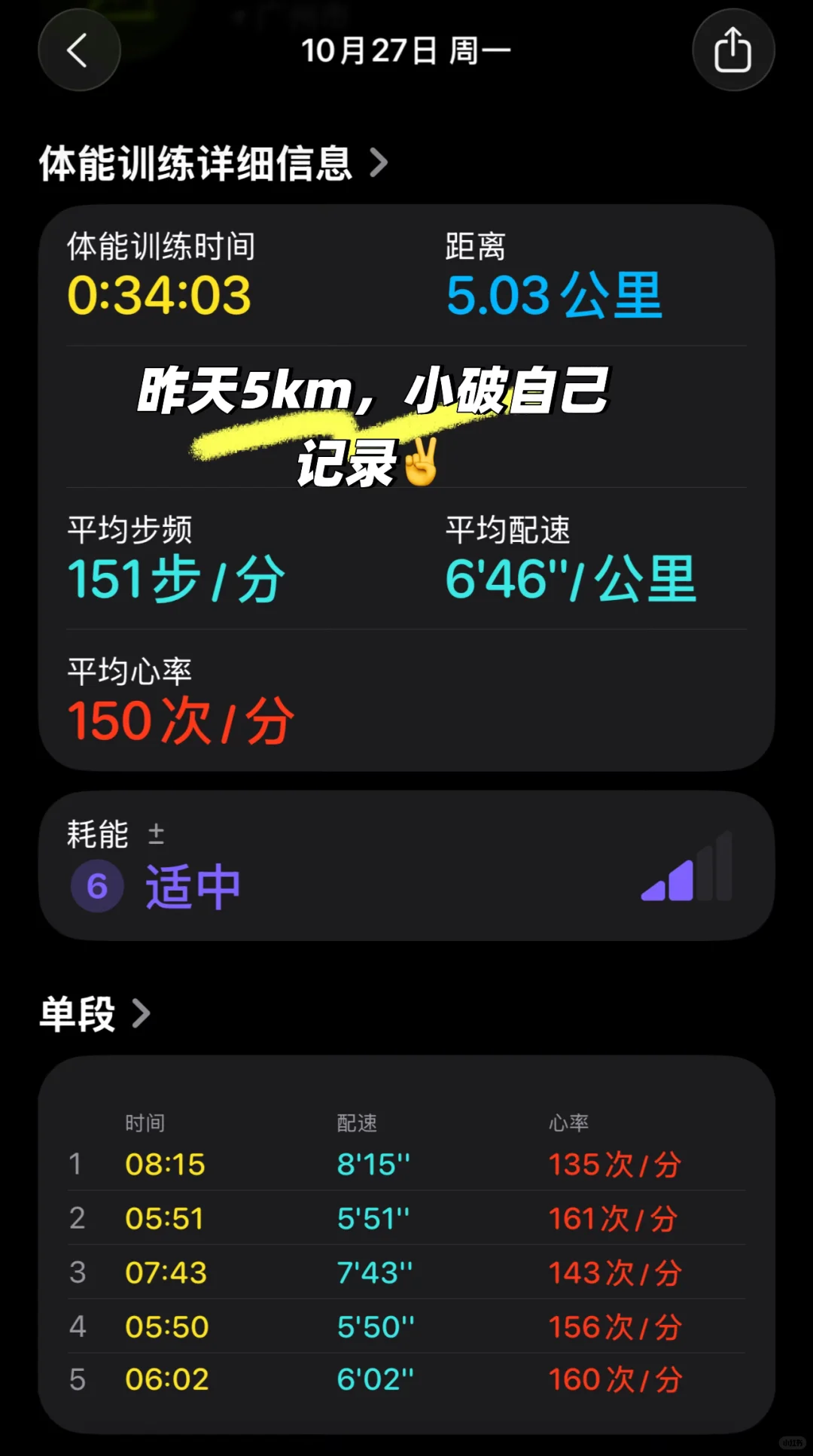 40岁|运动就是快乐😎跑步打卡✔️