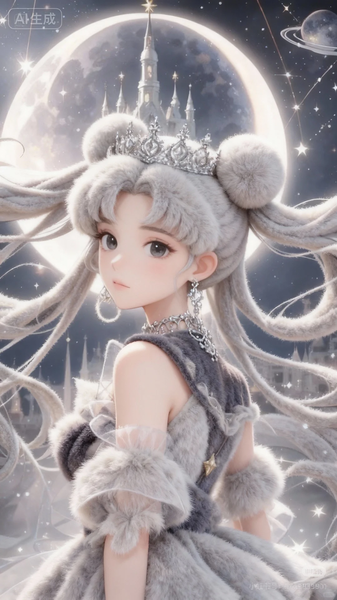 软fufu🍰毛绒绒的水冰月手机壁纸又来了❤️