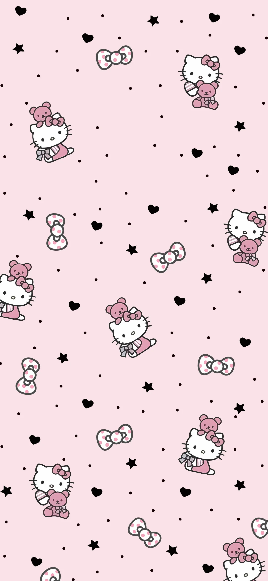 Hellokitty 粉色手机壁纸套组分享1102