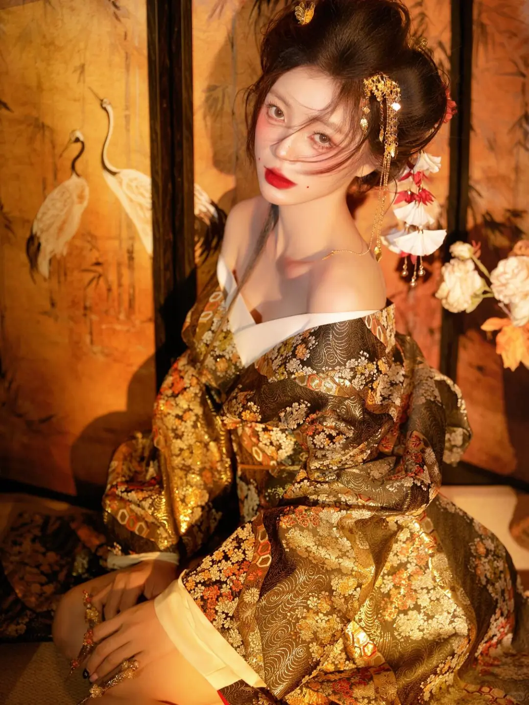 👘 风情万种 妖艳花魁，媚而不妖✨