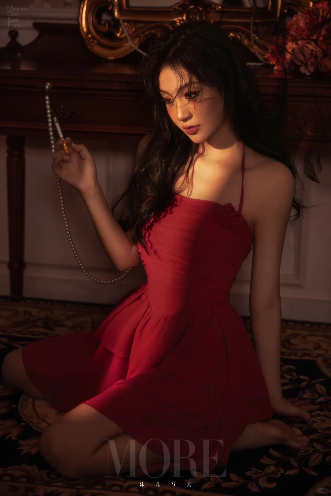 私房写真📸红裙氛围感拉满‼️太顶啦