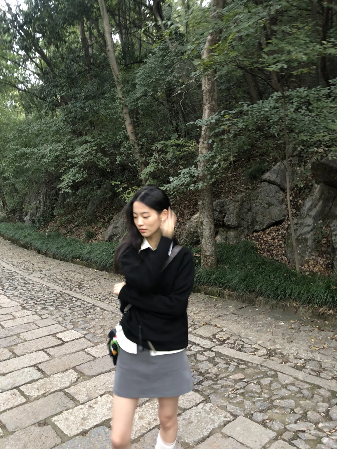 在秋天的公园里🍂