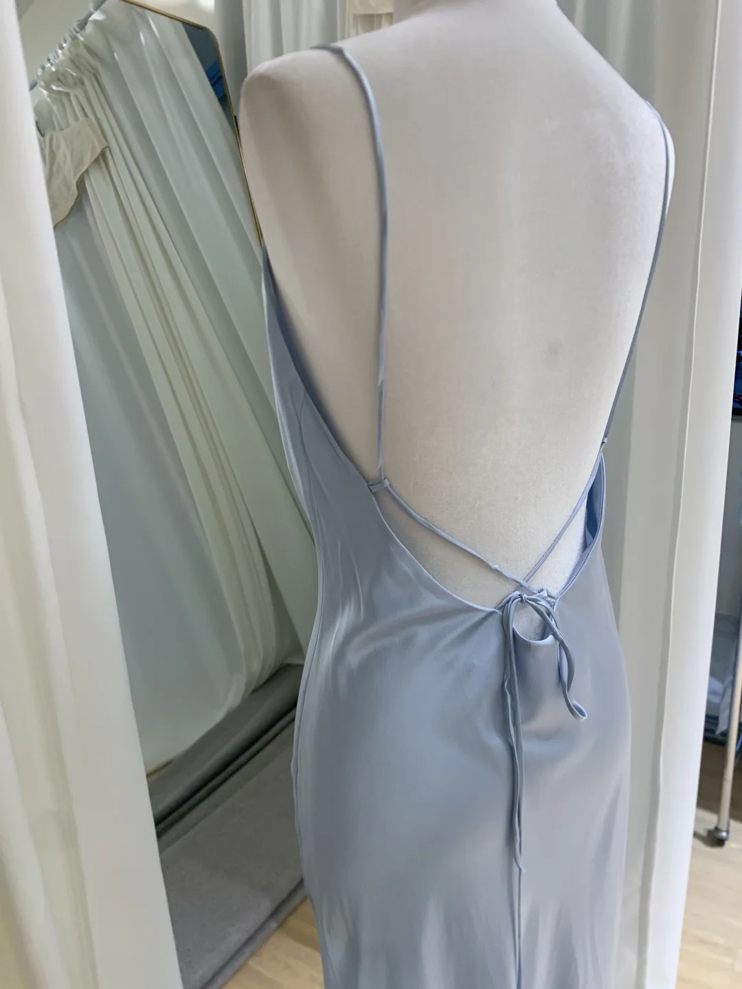 经典桑蚕丝小灰蓝