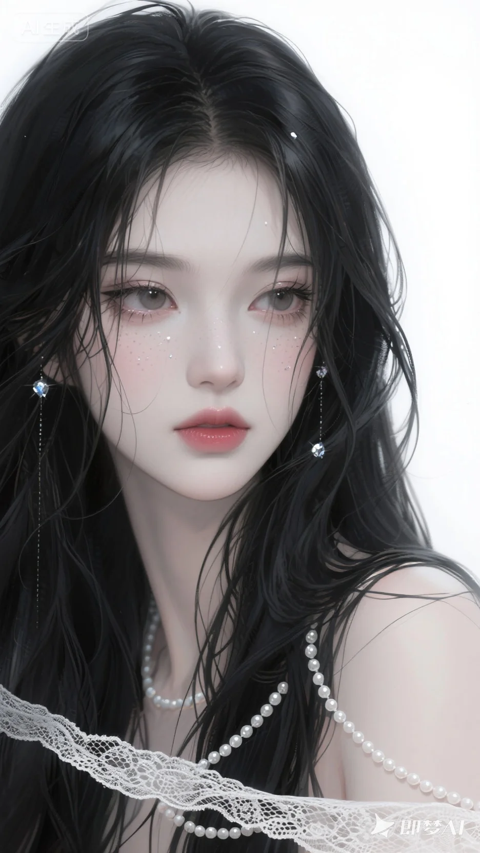 🖤｜AIGC清冷的女生