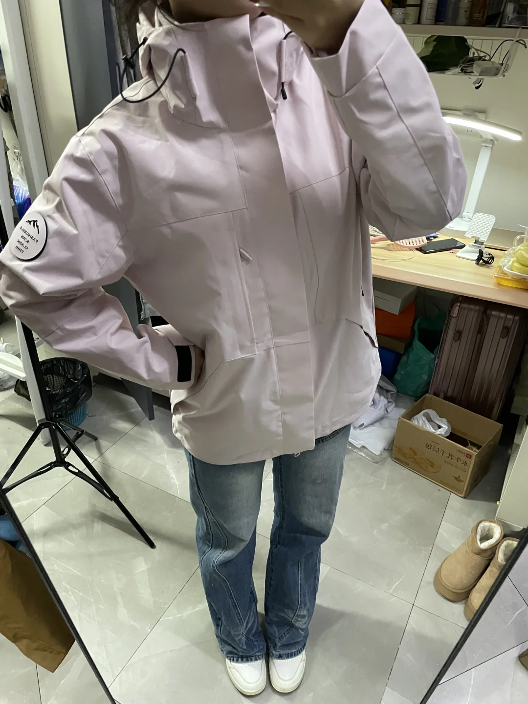 我是女大跟我🛍️‼️防风保暖显白冲锋衣分享