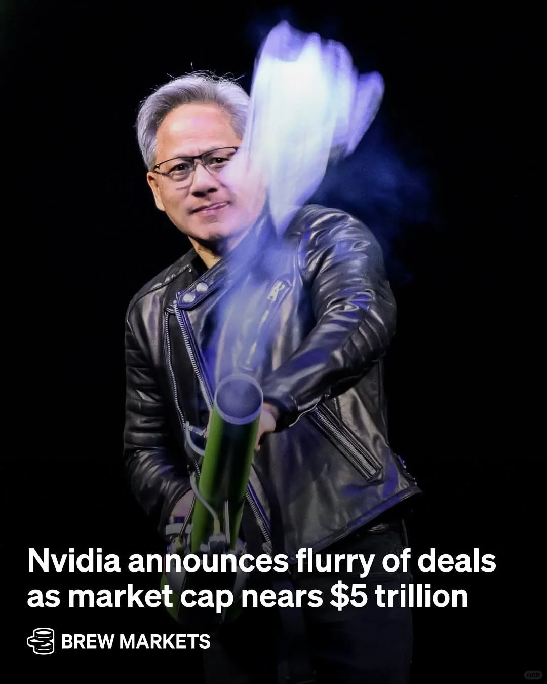 英伟达市值破5万亿，科技巨头引领时代浪潮