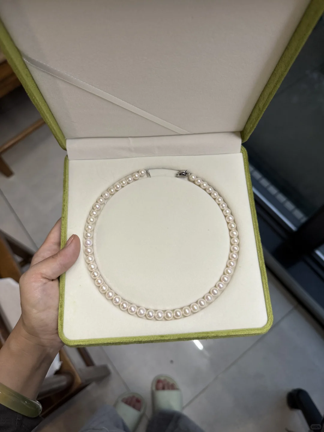 ➗8-9正圆淡水珍珠项链2.98张