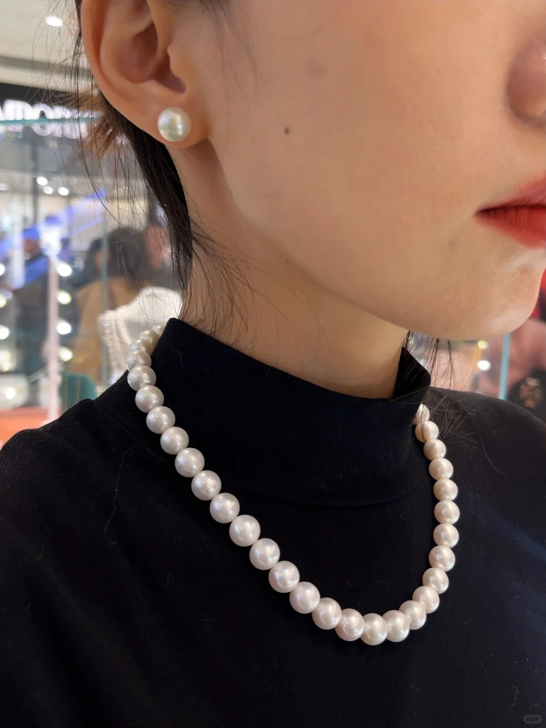 赛格‼️✨大点位天然爱迪生珍珠项链✨气场全开