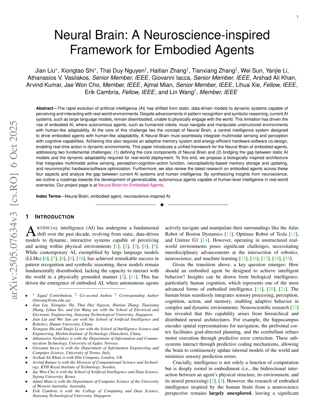 Neural Brain能让AI像人类适应环境吗?