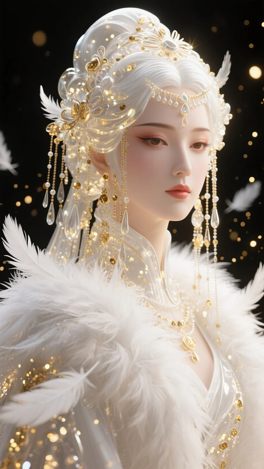 好美！好仙！好冷艳！好……好绝！