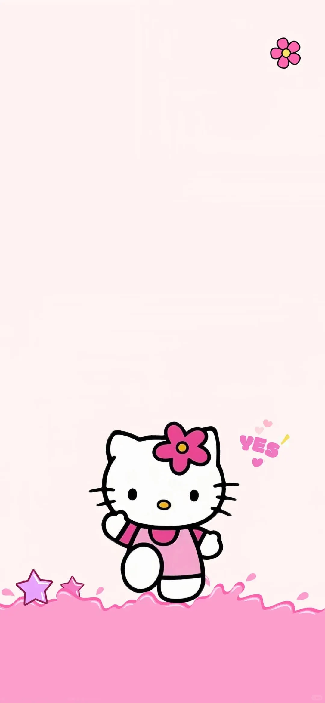 Hellokitty 粉色手机壁纸套组分享1102