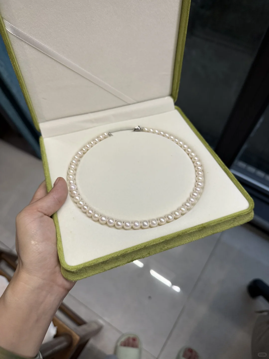 ➗8-9正圆淡水珍珠项链2.98张