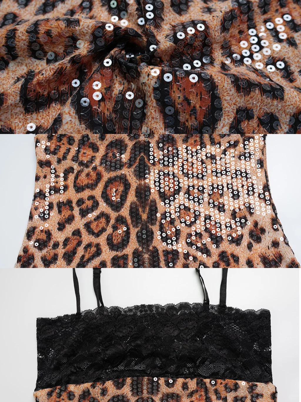 Flux｜豹纹蕾丝吊带裙✨优雅与性感的碰撞