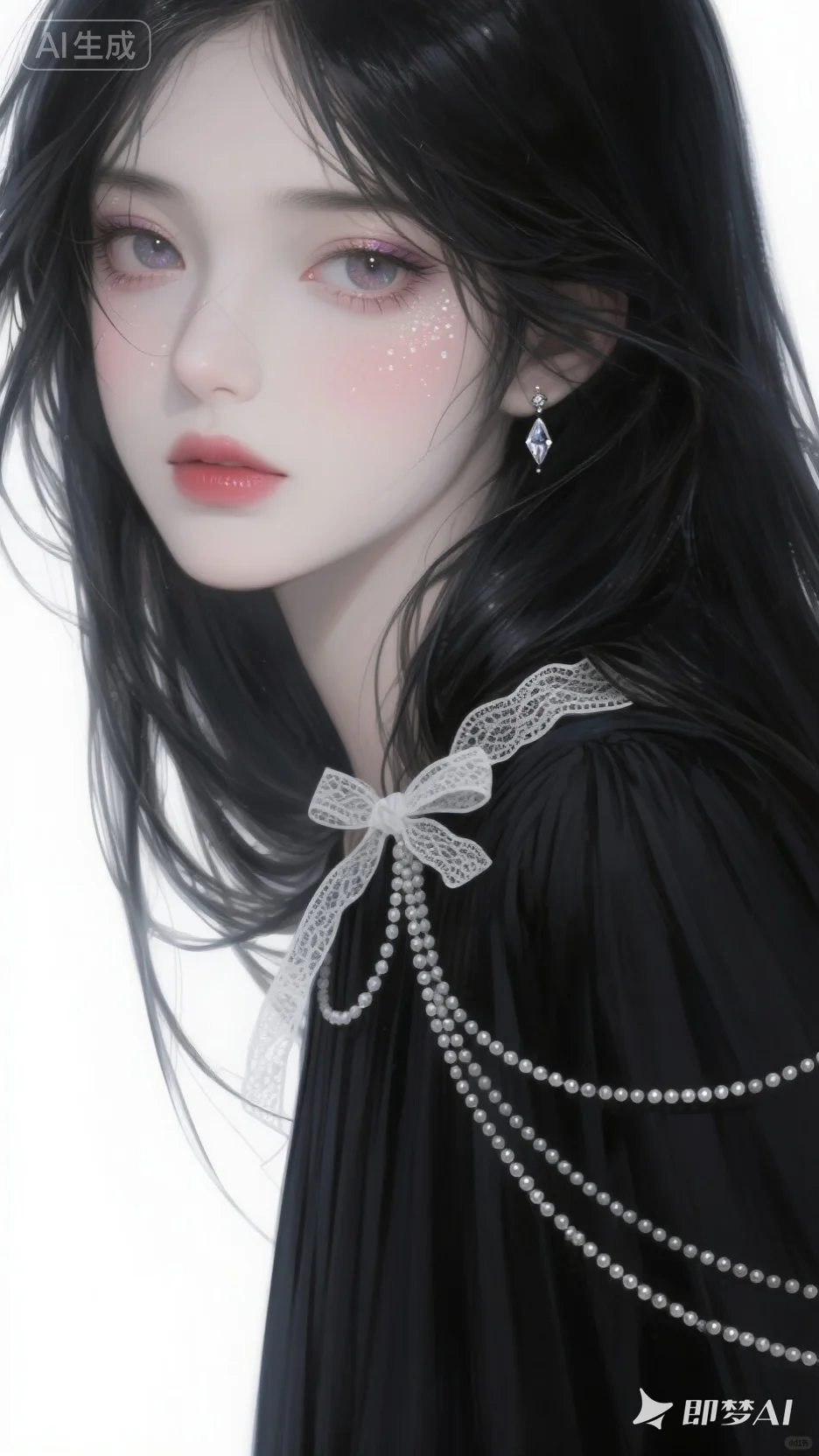 🖤｜AIGC清冷的女生