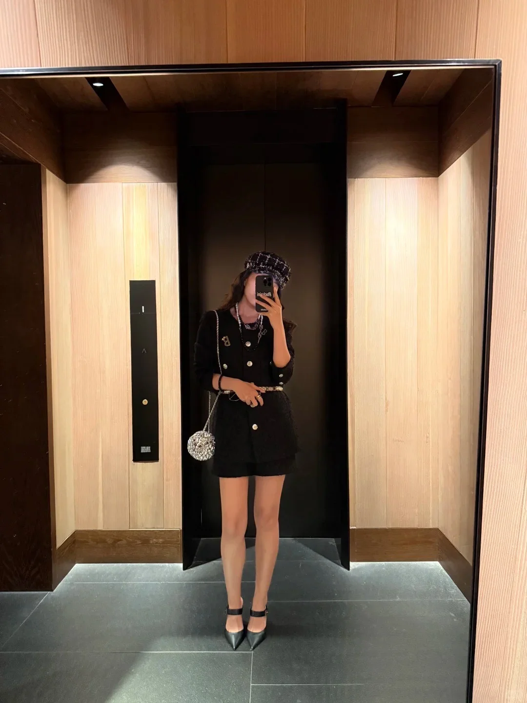 女明星ootd✨一眼爱的粗花呢运动感Look