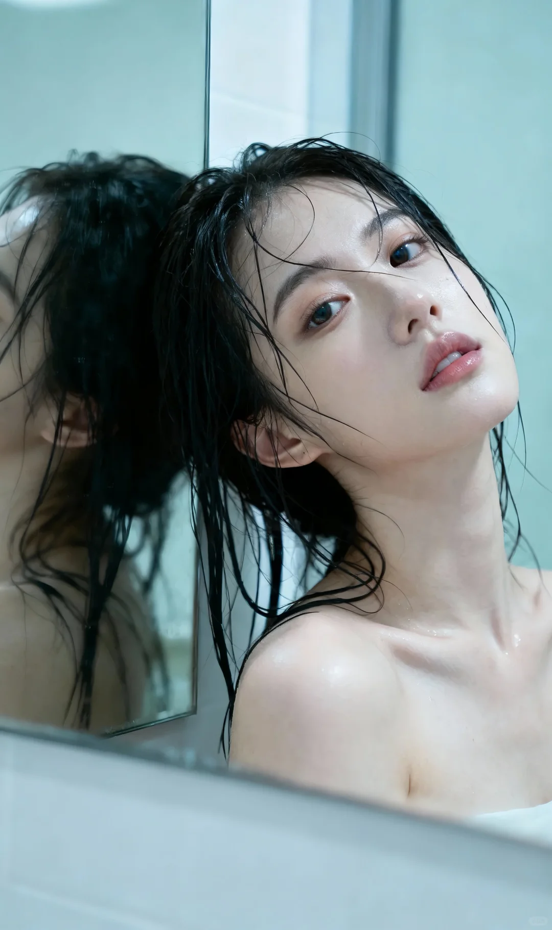 在水汽与光影间，解锁氛围感美人的极致表达