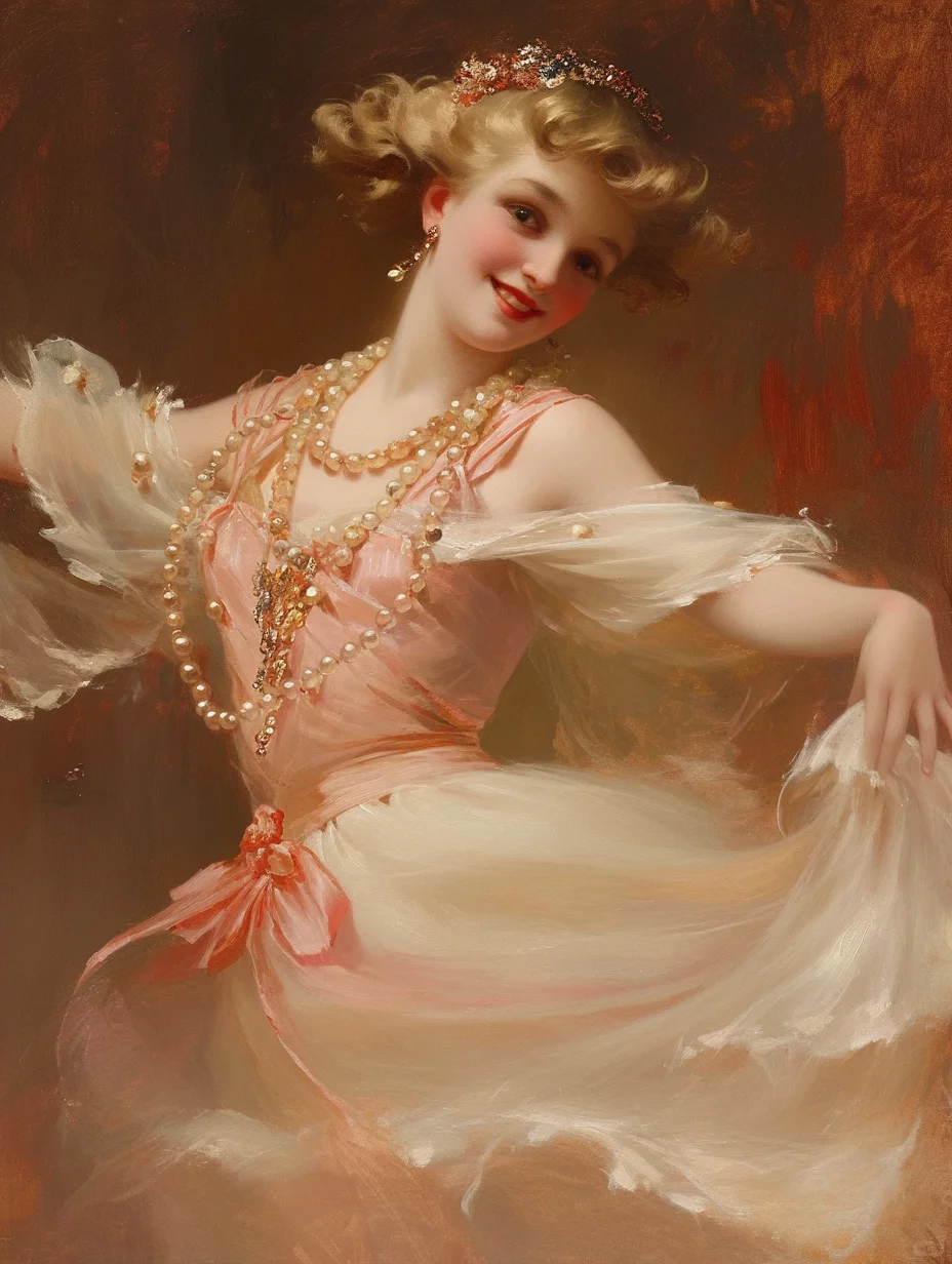 曼妙轻盈：翩翩起舞的贵族名媛 💫