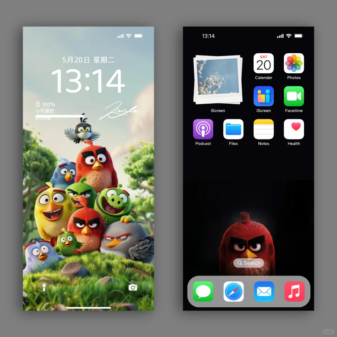 今日份壁纸｜愤怒的小鸟、可爱壁纸