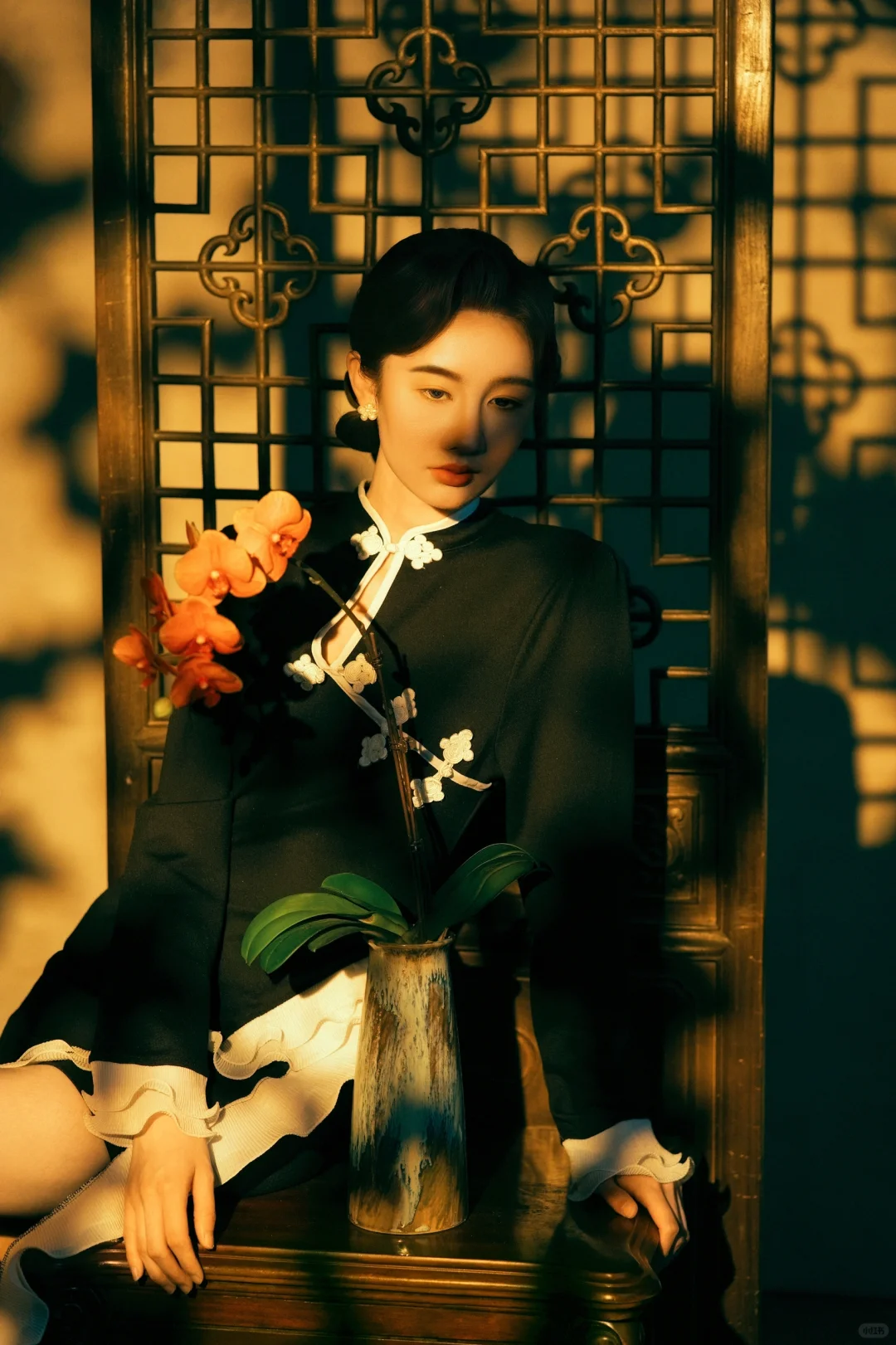 被她的古典美惊艳到了…👑