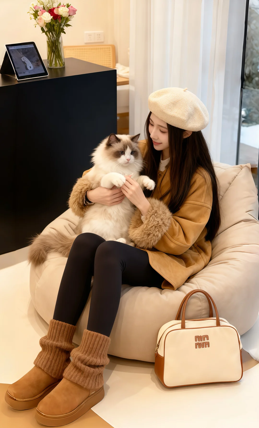 今天的通勤穿搭～好有许妍的感觉