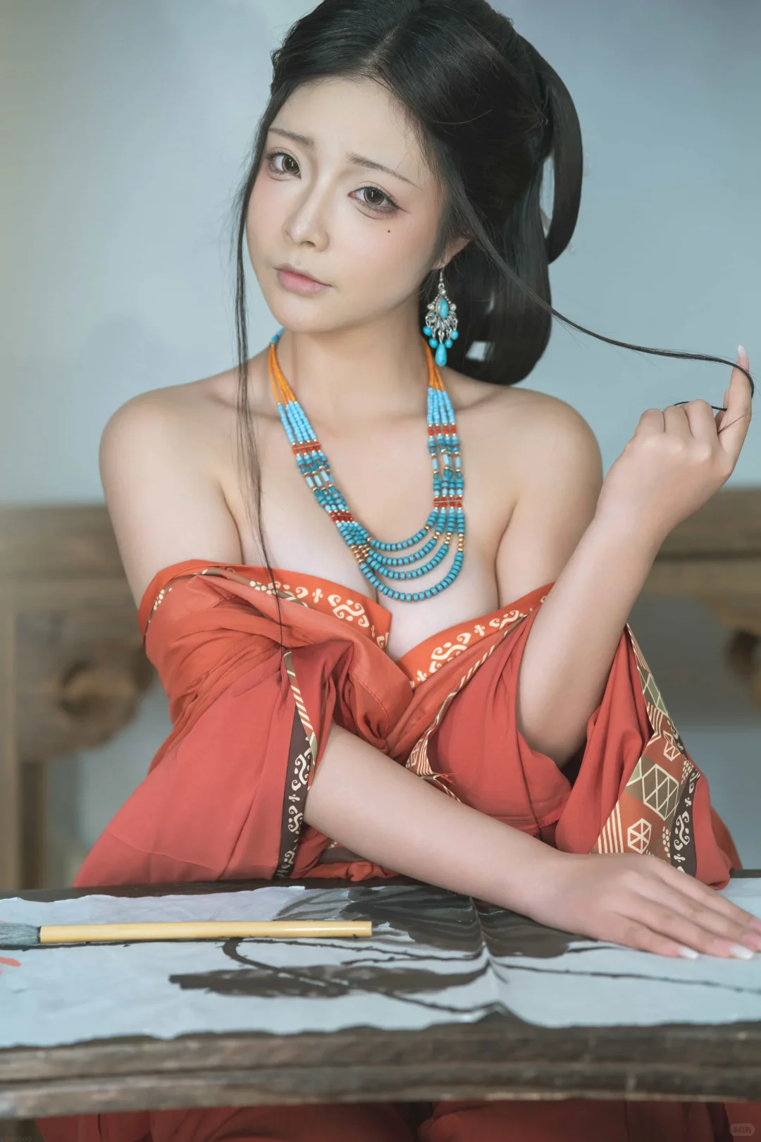 🔥一袭战国红袍让我美到「祸国殃民」！