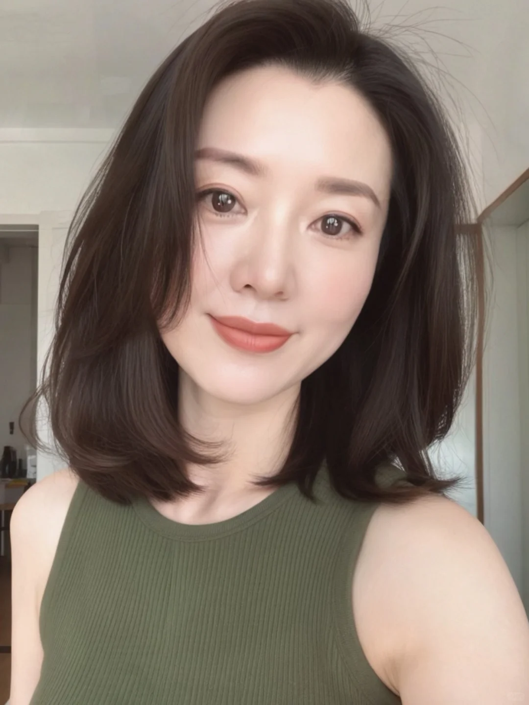 46岁阿姨，优雅自信，气质不减