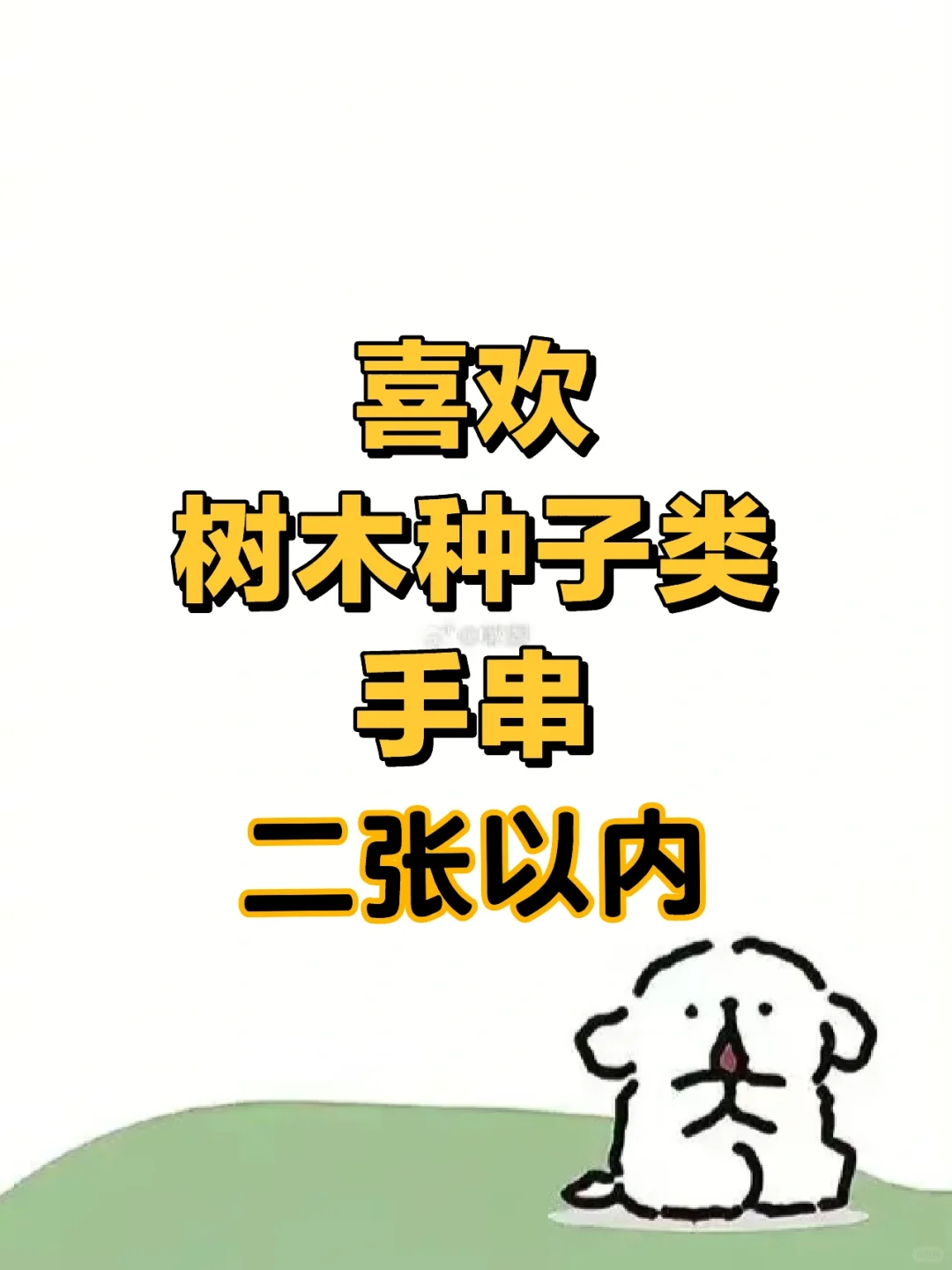 推荐天然植物女生戴的手串