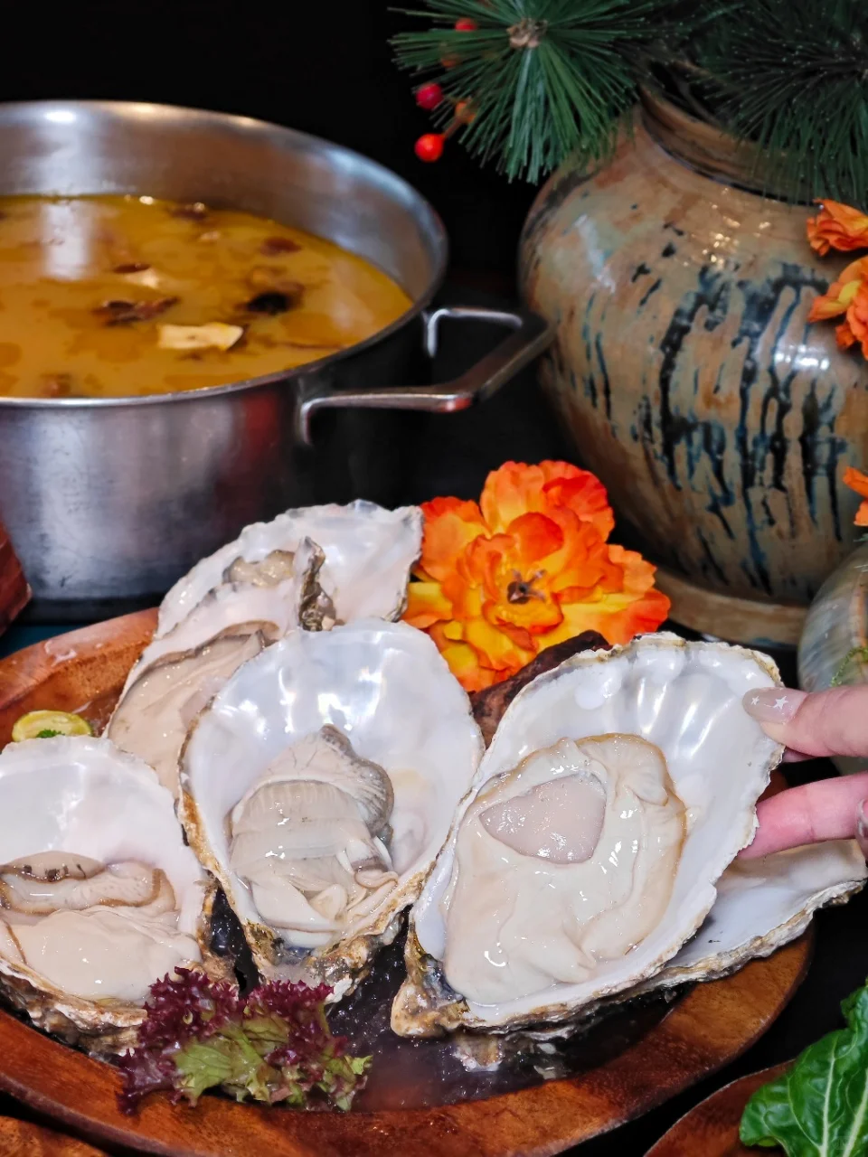 应季而食｜豌豆尖配潮汕牛肉火锅，鲜美