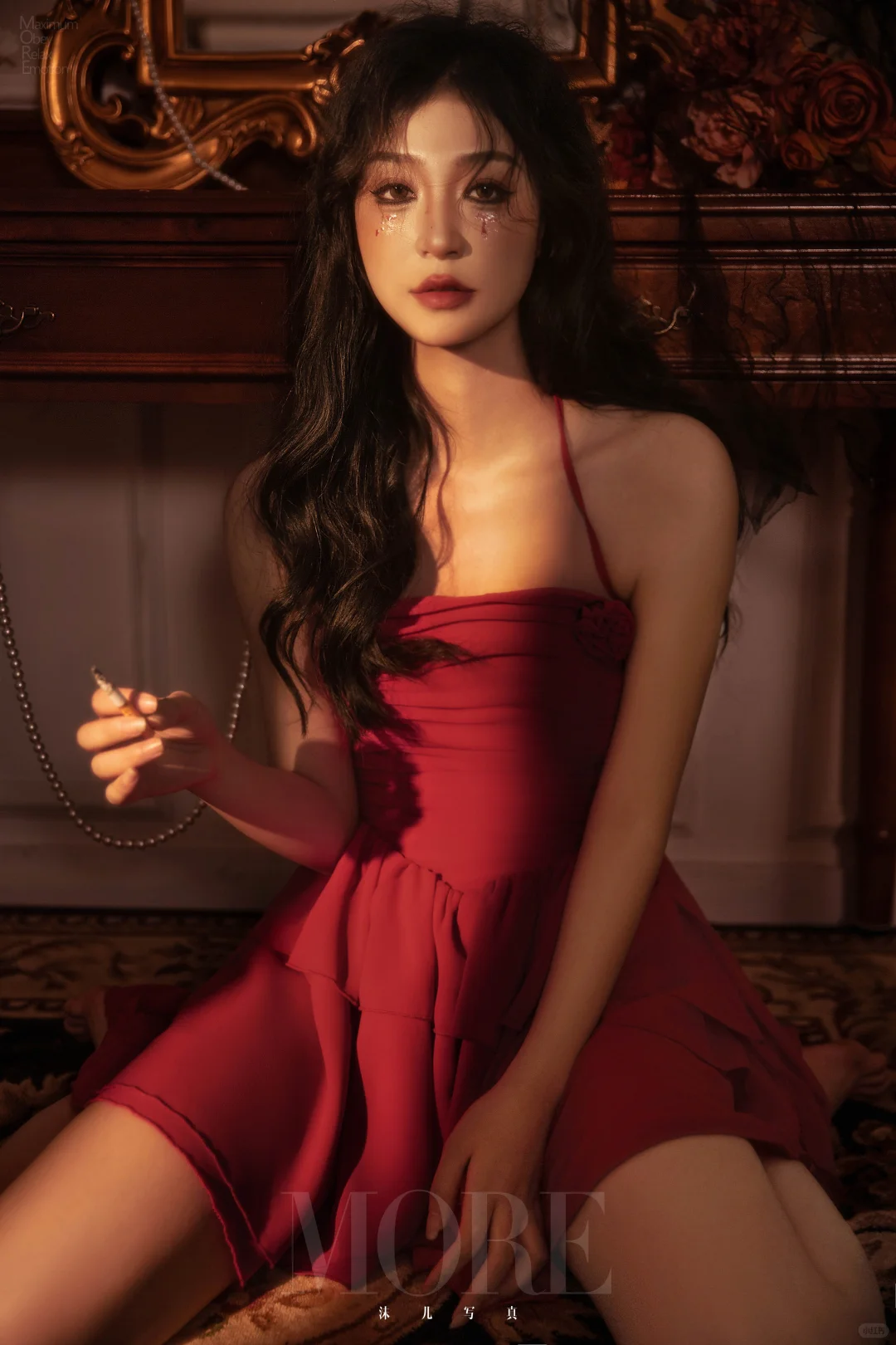 私房写真📸红裙氛围感拉满‼️太顶啦
