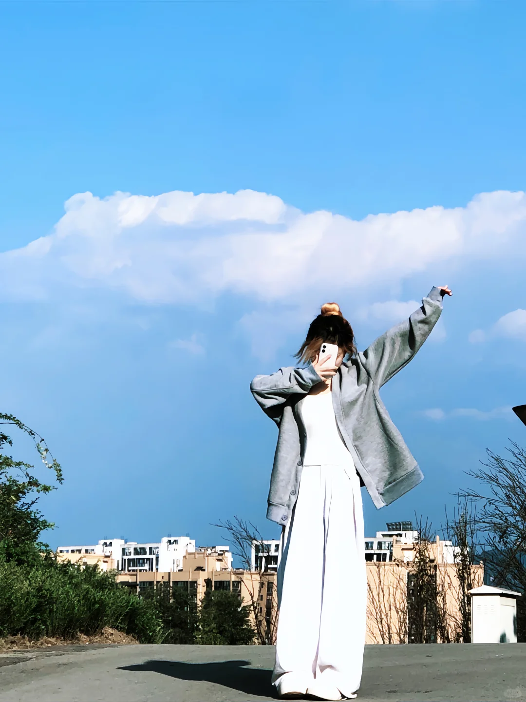 156小个子女大学生慵懒风穿搭！📷