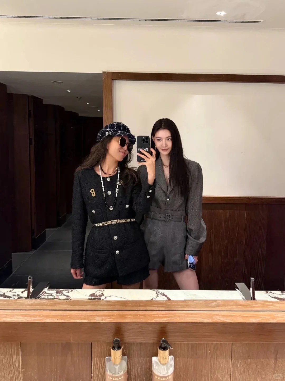 女明星ootd✨一眼爱的粗花呢运动感Look