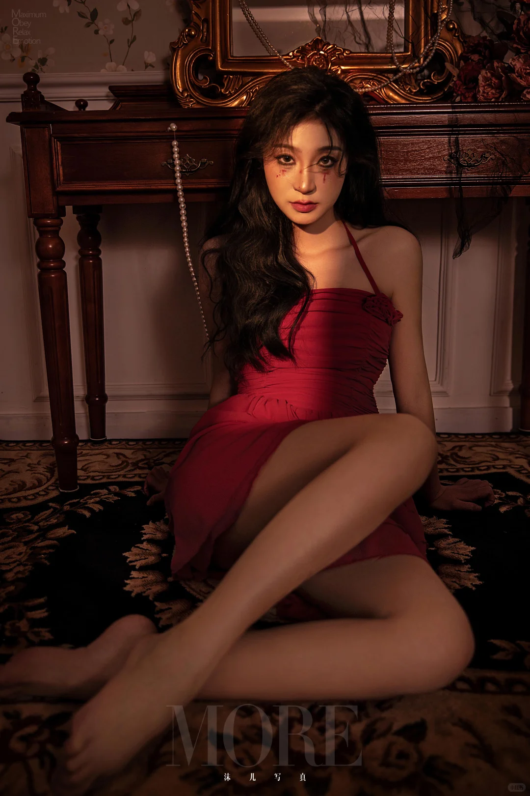 私房写真📸红裙氛围感拉满‼️太顶啦