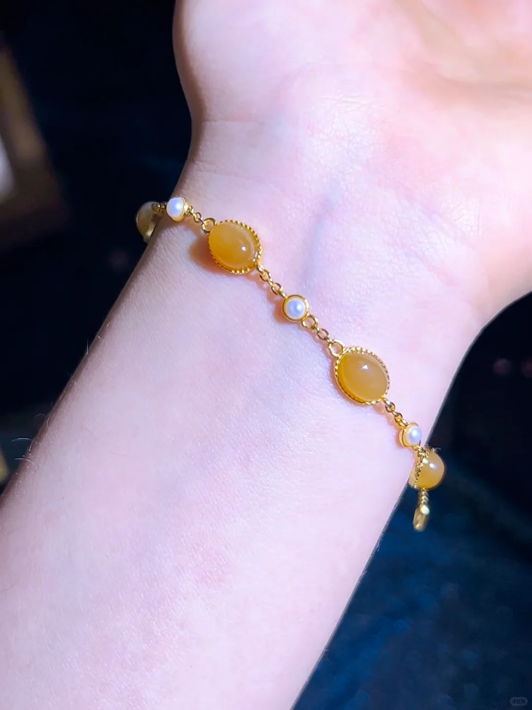 🌸天然和田玉手链，送礼显白神器！